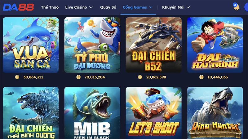 Trang chủ đăng ký và tải App nhà cái DA88 game bắn cá Da88
